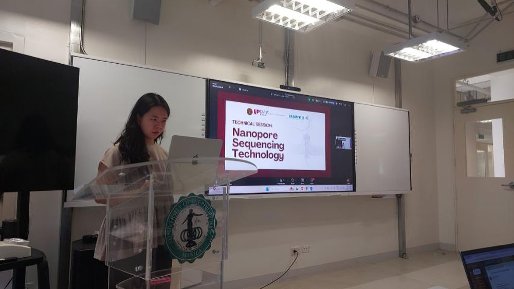 Ms. Vania Gavrila Wikasa discusses applications of nanopore sequencing technology.